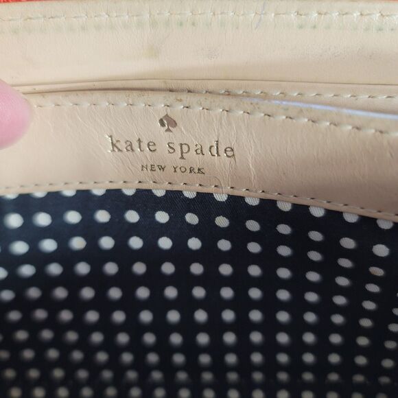 Kate Spade Continental Wallet Coral (Orange) Full Zip Wallet - Picture 5 of 7